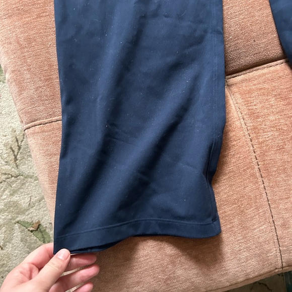 Lululemon smooth fit pull on high rise Classic Navy Straight-Leg Pants trousers - Picture 5 of 11